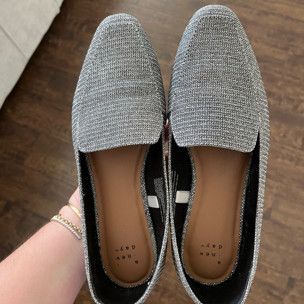 A New day Glitter Sparkle Loafers - LIKE NEW - 8.5